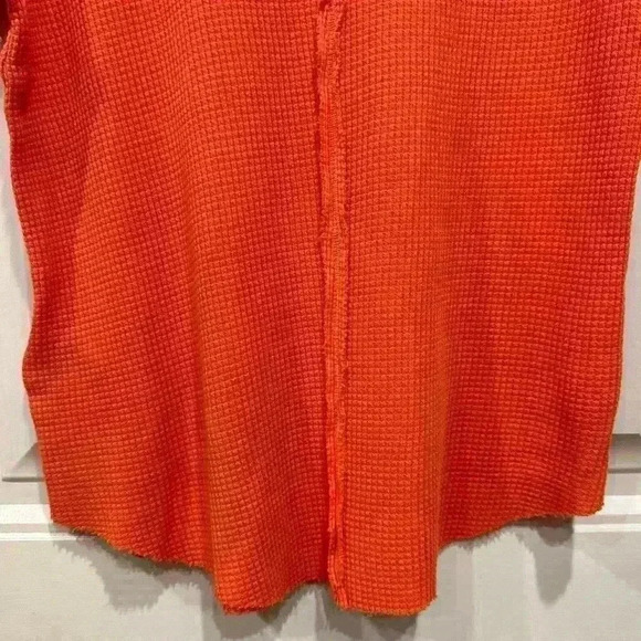 NWT We The Free Free People What’s Up Baby Waffle Tee Tshirt Medium Tigerlily - Picture 7 of 14